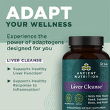 Ancient Nutrition Liver Cleanse: raíz de diente de león para detoxificación suave.