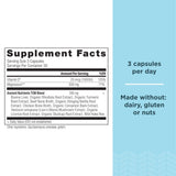 Ancient Nutrition Magnesium en rutina diaria con vaso de agua.