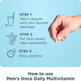 Ancient Nutrition Men Multi, cápsulas en blister, consumo diario sencillo.