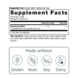 Ancient Nutrition Organ Supplements: cápsulas visibles en mano para comparar tamaño.