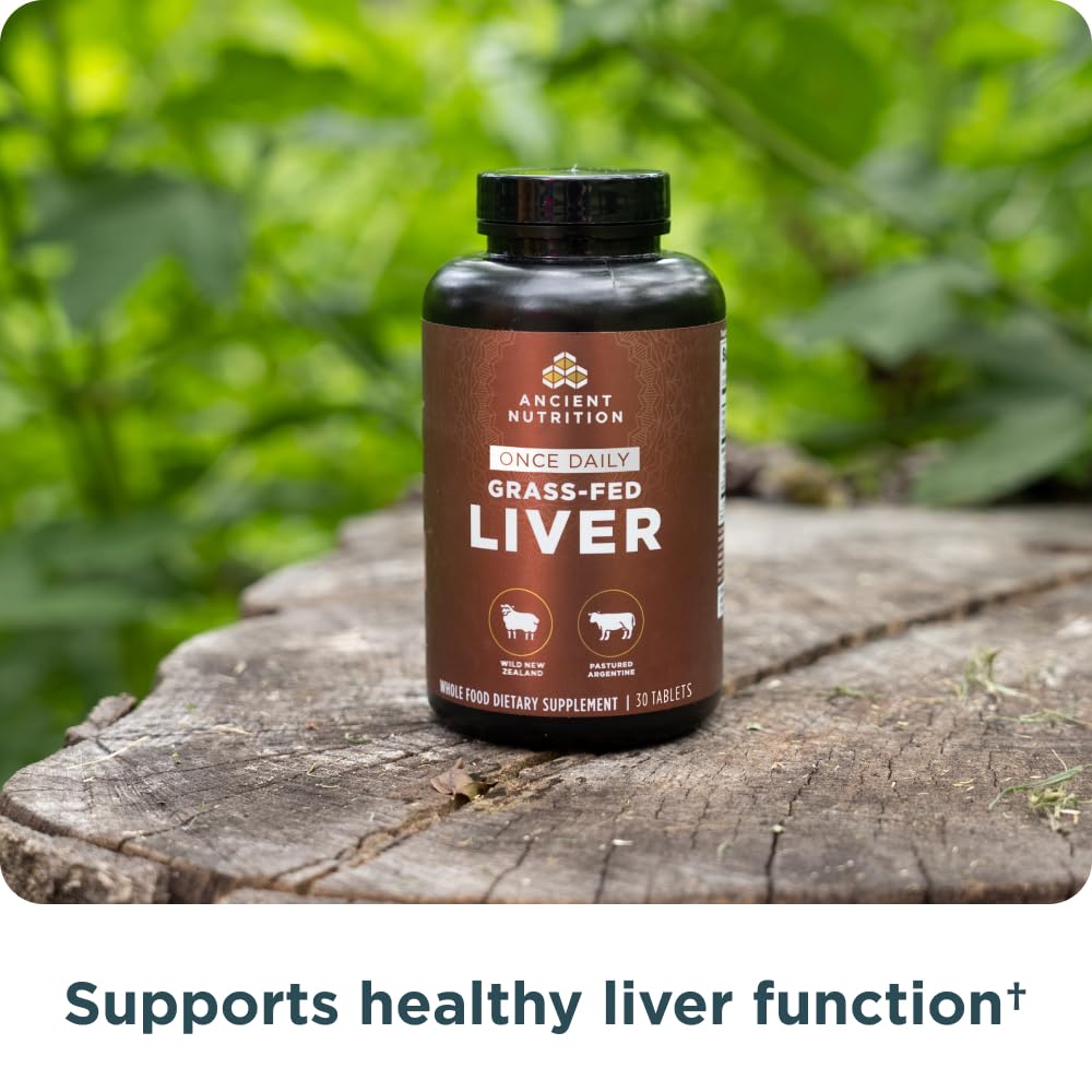 Ancient Nutrition Organ Supplements: etiqueta frontal clara para conocer ingredientes y origen.