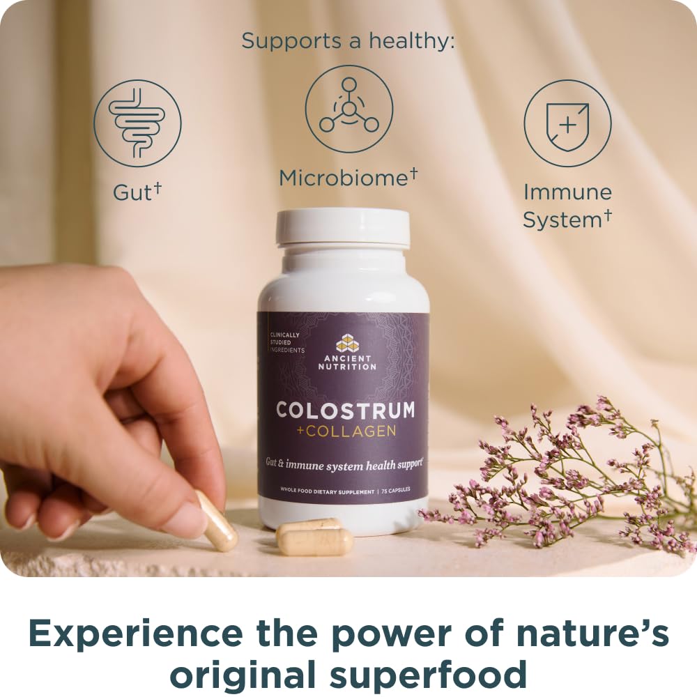 Ancient Nutrition: probiótico Bacillus coagulans para salud intestinal.