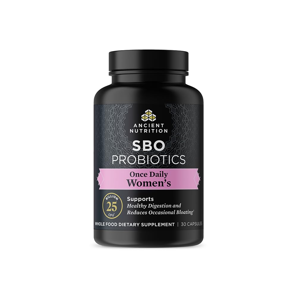 Ancient Nutrition Probiotics para mujeres, frasco, apoyo digestivo diario