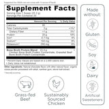 Uso diario sencillo con Ancient Nutrition proteina de caldo de hueso chocolate.