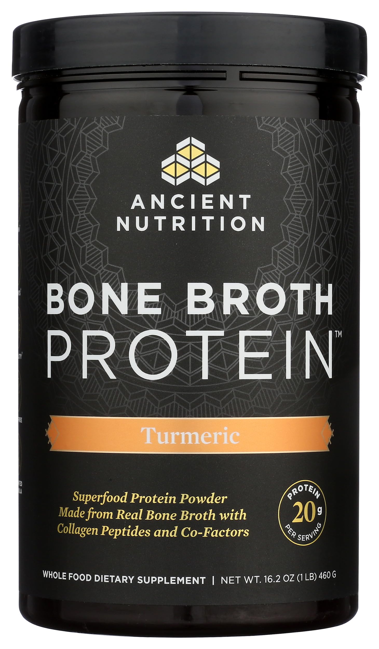 Ancient Nutrition proteina caldo de hueso, detalle de textura suave
