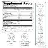 Ancient Nutrition Proteína de Caldo de Hueso sabor caramelo salado como complemento diario