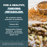 Ancient Nutrition Regenerative Organic Probiotics, cápsulas listas para consumo diario