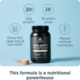 Ancient Nutrition sabor vainilla con estevia para batidos sabrosos
