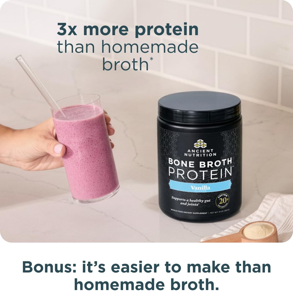 Ancient Nutrition chocolate: sabor reconfortante para bebidas calientes.