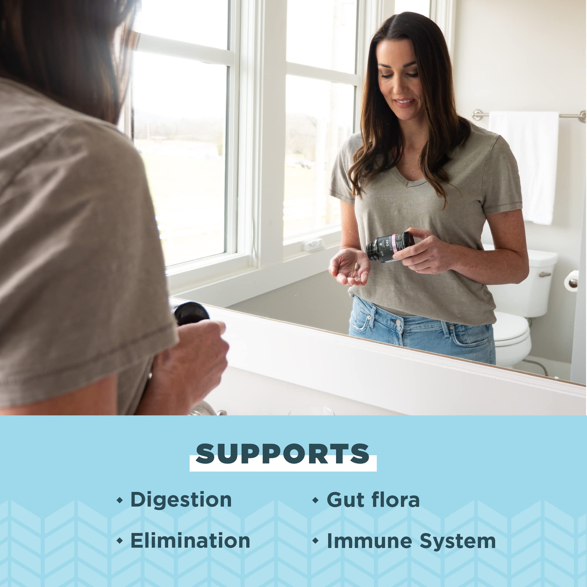 Ancient Nutrition SBO Probiotics, fórmula para mujeres con fermentación orgánica.