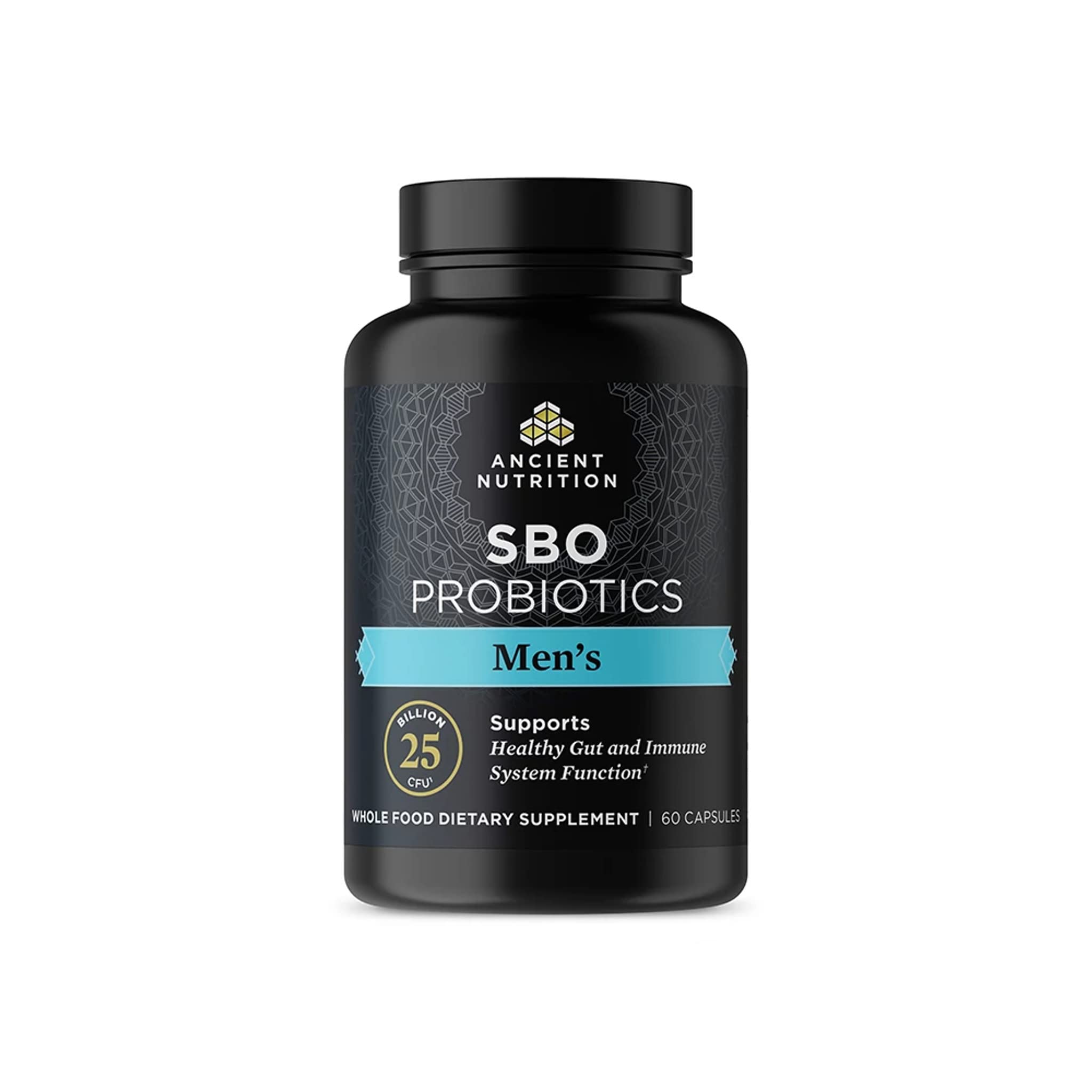 Ancient Nutrition SBO Probiotics para hombres, cápsulas, soporte digestivo potencial