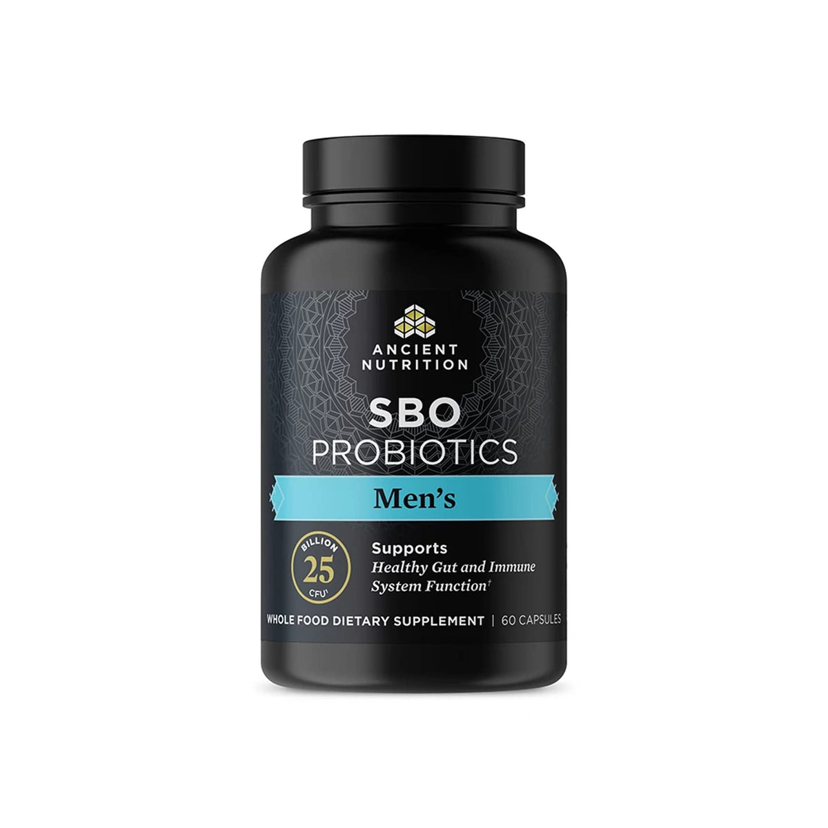 Ancient Nutrition SBO Probiotics para hombres, cápsulas, soporte digestivo potencial