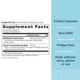 Ancient Nutrition SBO Probiotics Ultimate, cápsulas vertidas, uso diario posible.
