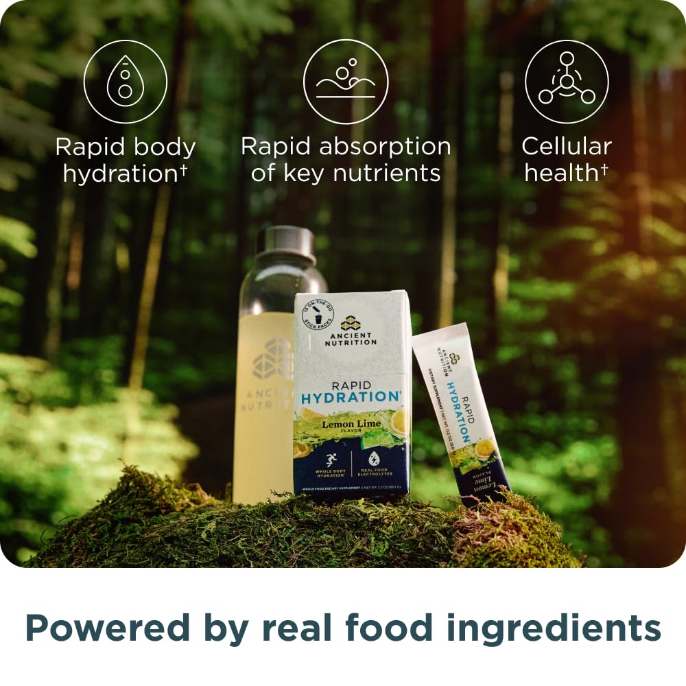 Ancient Nutrition superalimentos coco para hidratación nutritiva