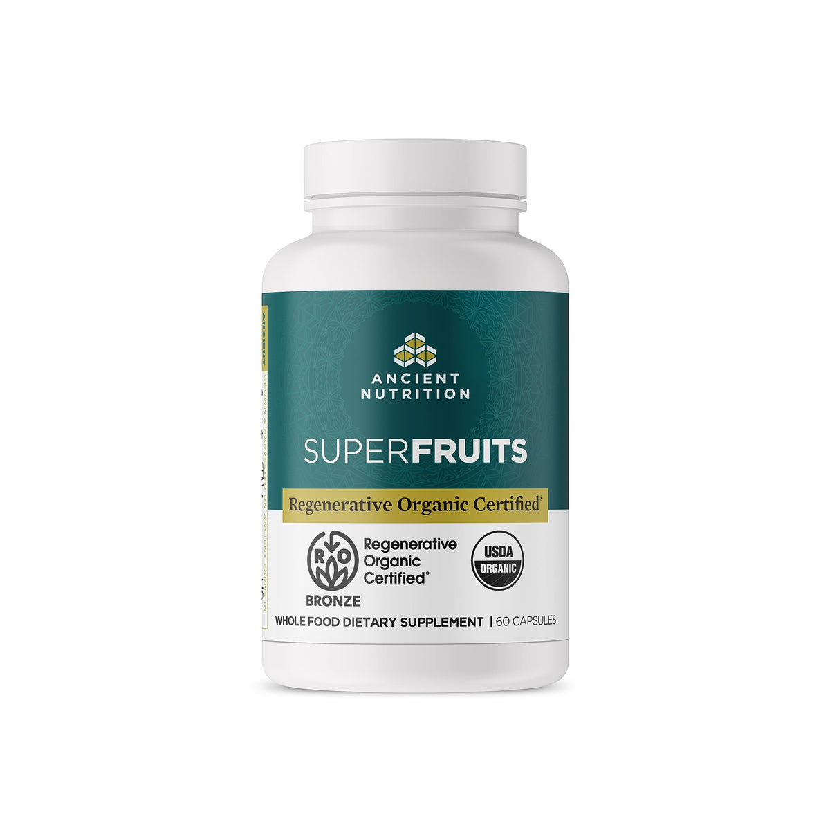 Ancient Nutrition SuperFrutas en cápsulas, apoyo práctico para la salud intestinal