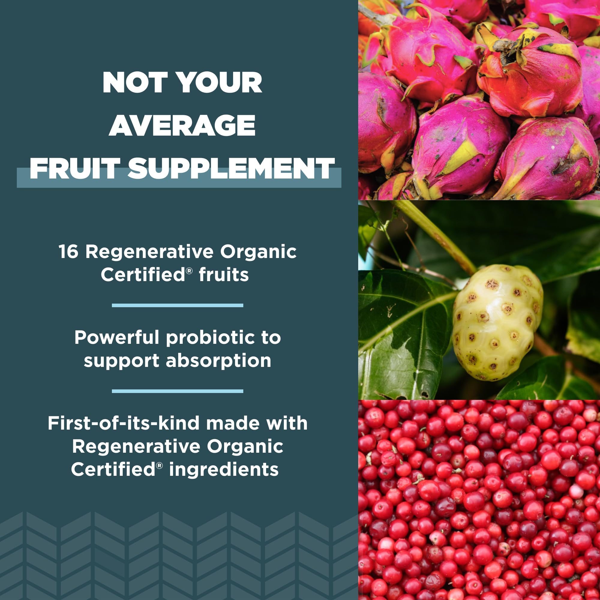 Fruta mora en la mezcla, sabor agradable y natural