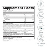 Ancient Nutrition SuperGreens cucharilla medidora: facilita dosificación para energía diaria.