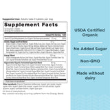 Ancient Nutrition Supergreens Energizer mezcla de hierbas para sabor y bienestar diario.