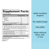 Mezcla de verduras de Ancient Nutrition SuperGreens para digestión y vitalidad