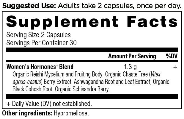 Ancient Nutrition Hormonas para Mujeres, cápsulas visibles, apto para dietas cetogénicas y paleo.