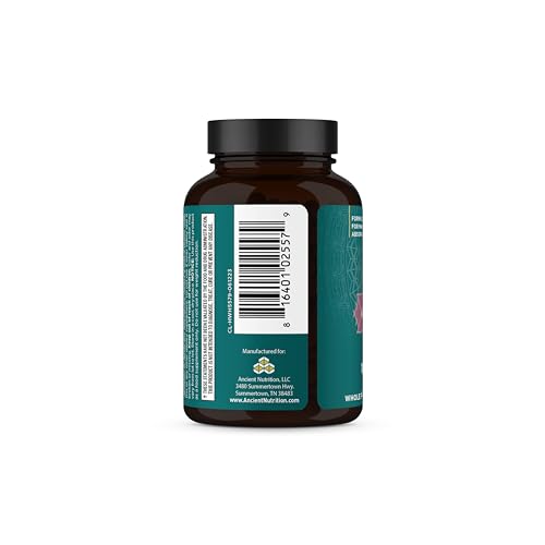 Ancient Nutrition Hormonas para Mujeres, etiqueta frontal, claridad mental y bienestar emocional.
