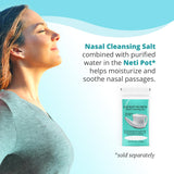 ANCIENT SECRETS sal nasal sin aditivos, ideal para limpieza nasal suave.