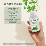 Breath Plus, ingredientes perejil y menta para frescor interno