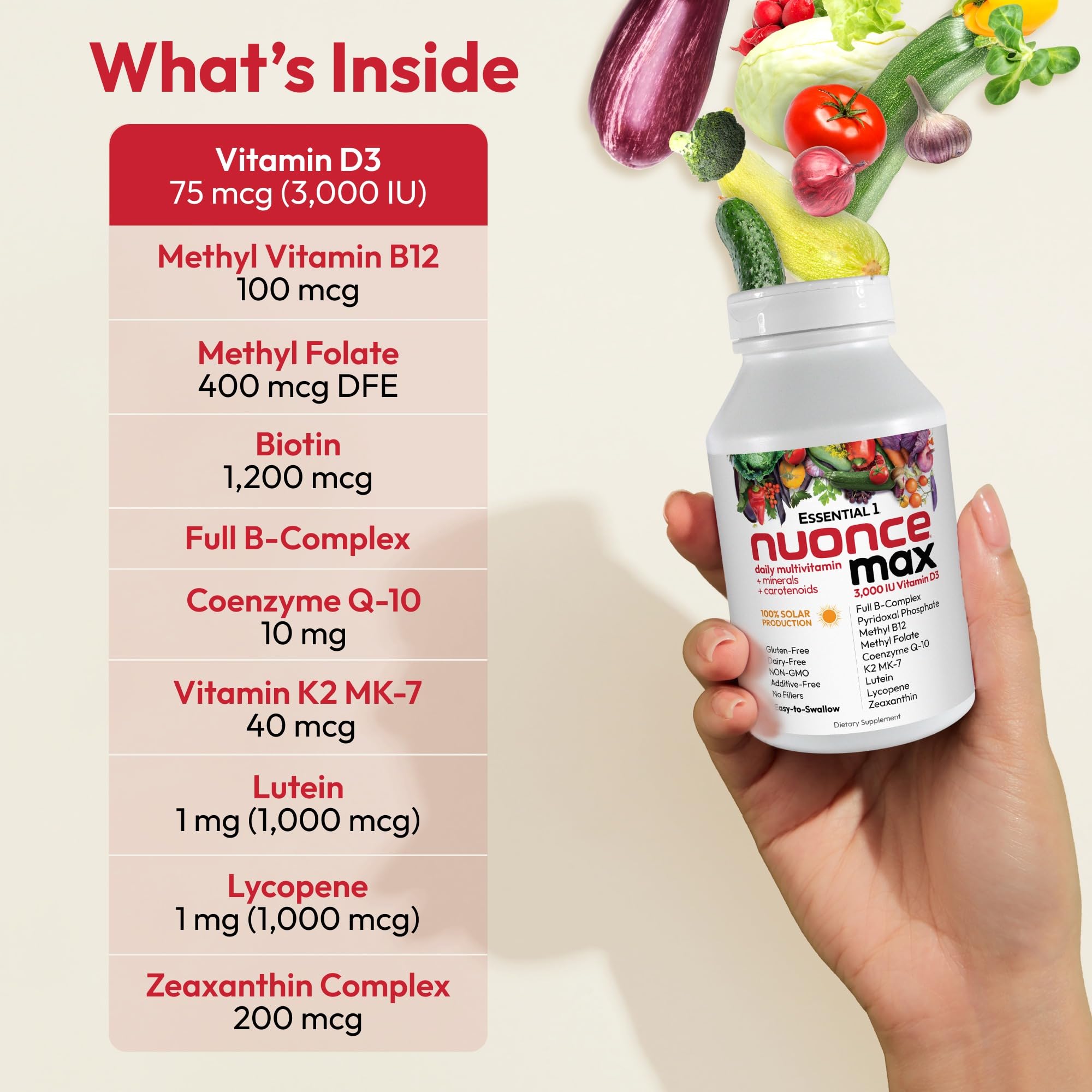 ANDREW LESSMAN Essential-1 CoQ10 10 mg, suplemento para el bienestar general.