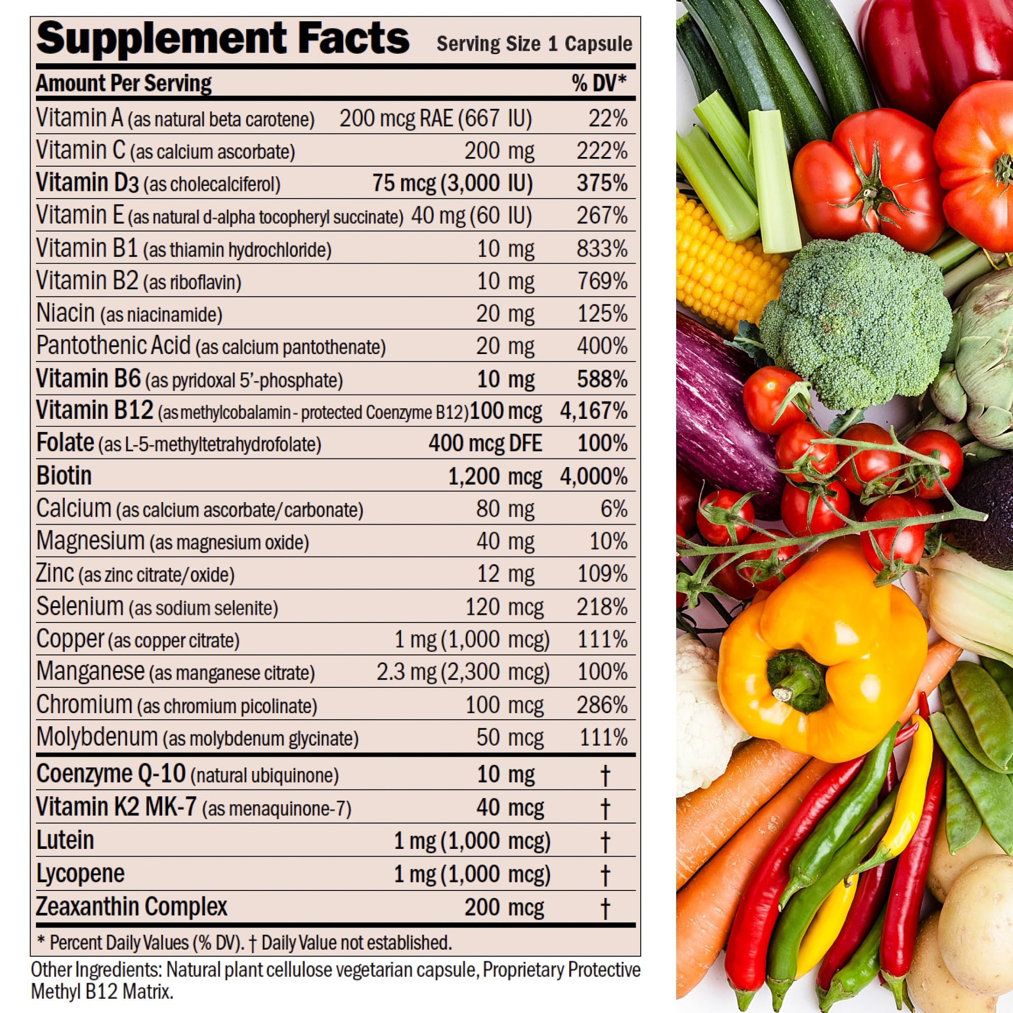 ANDREW LESSMAN Essential-1 Nuonce Max, dosis diaria: balance de nutrientes para el día.