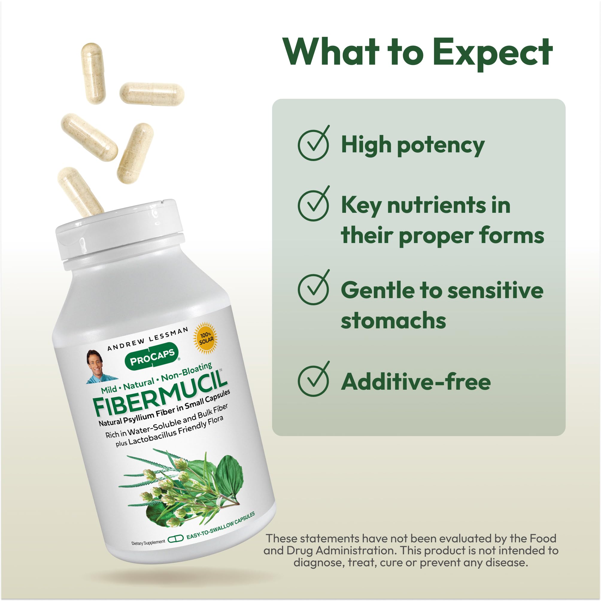 Fibermucil con probiótico natural para la flora intestinal