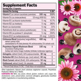 Andrew Lessman Immune Factors: etiqueta clara con ingredientes clave para nutrición inmunitaria.