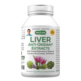 Botella de ANDREW LESSMAN Liver Antioxidantes Extracts para apoyar la función hepática.