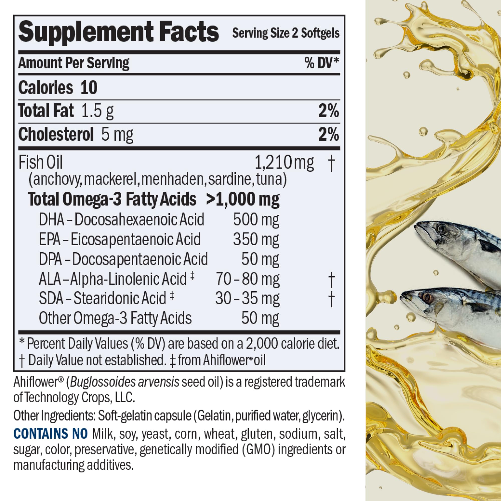 ANDREW LESSMAN Maximo Esencial Omega-3, cápsulas pequeñas, ingesta suave y cómoda.