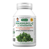 ANDREW LESSMAN Maximum L+Z Astaxantina frasco frontal para soporte ocular