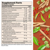 Etiqueta detallada de ANDREW LESSMAN muestra ingredientes clave