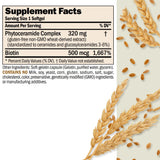 Andrew Lessman Phytoceramides con Biotina: cápsulas blandas listas para la ingesta diaria