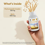 Andrew Lessman Phytoceramides con Biotina: etiqueta clara que resalta ingredientes y beneficios