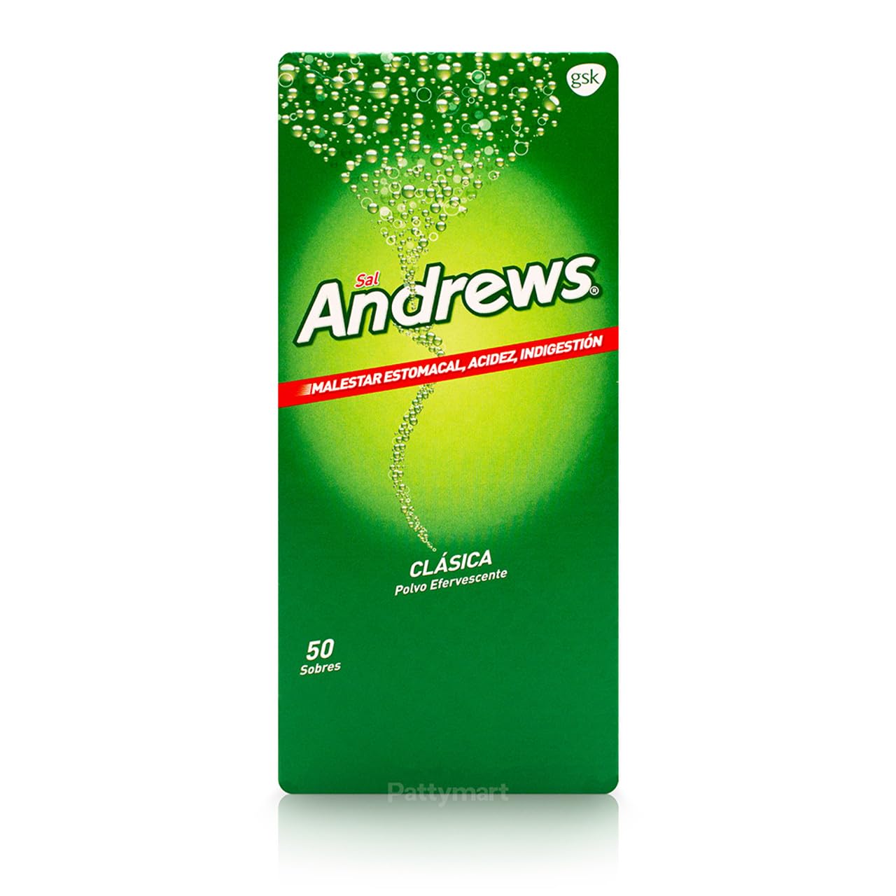 Andrews Salts Original: sobre práctico para alivio rápido del malestar estomacal