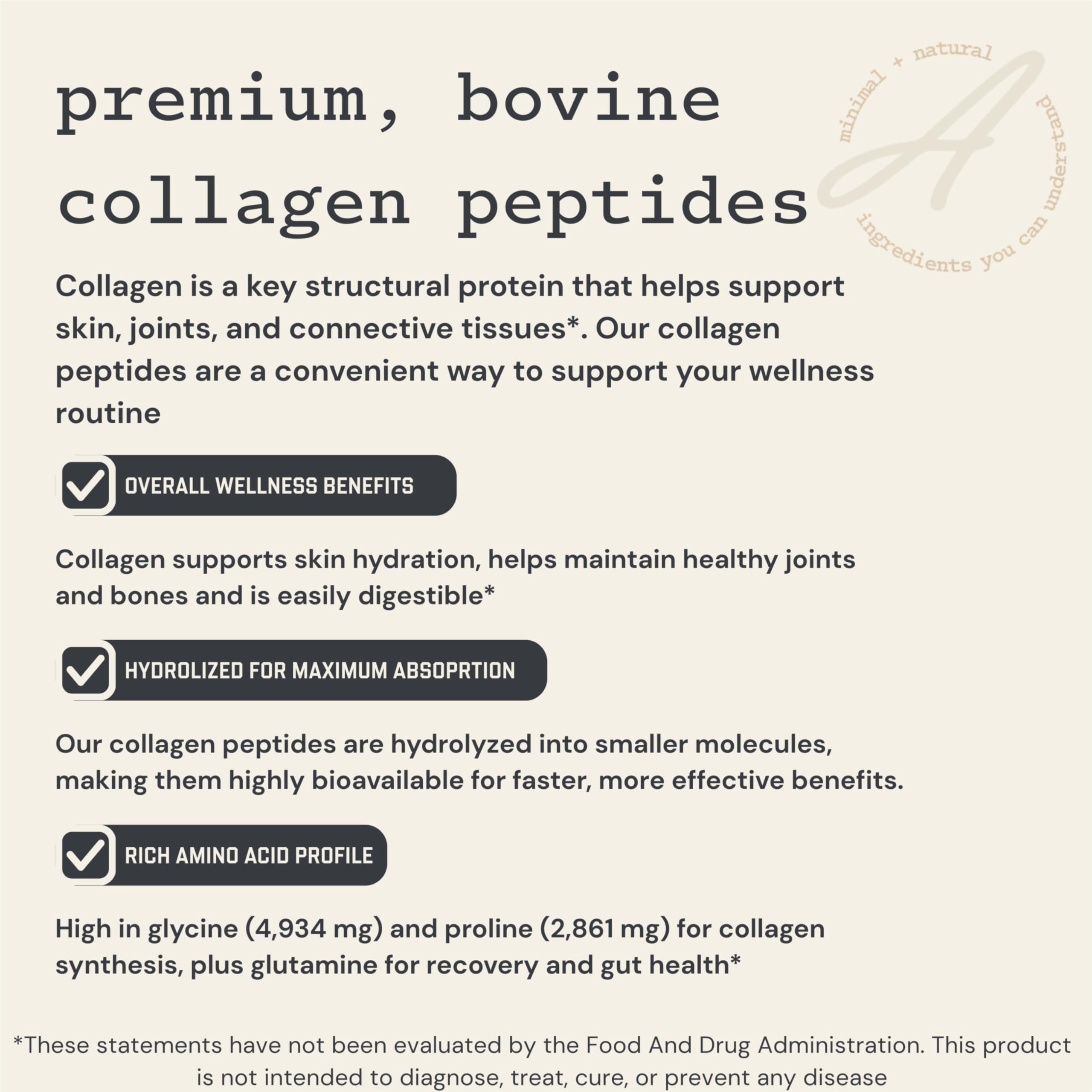 Anea Nutrition Colágeno hidrolizado de alta biodisponibilidad para soporte diario.