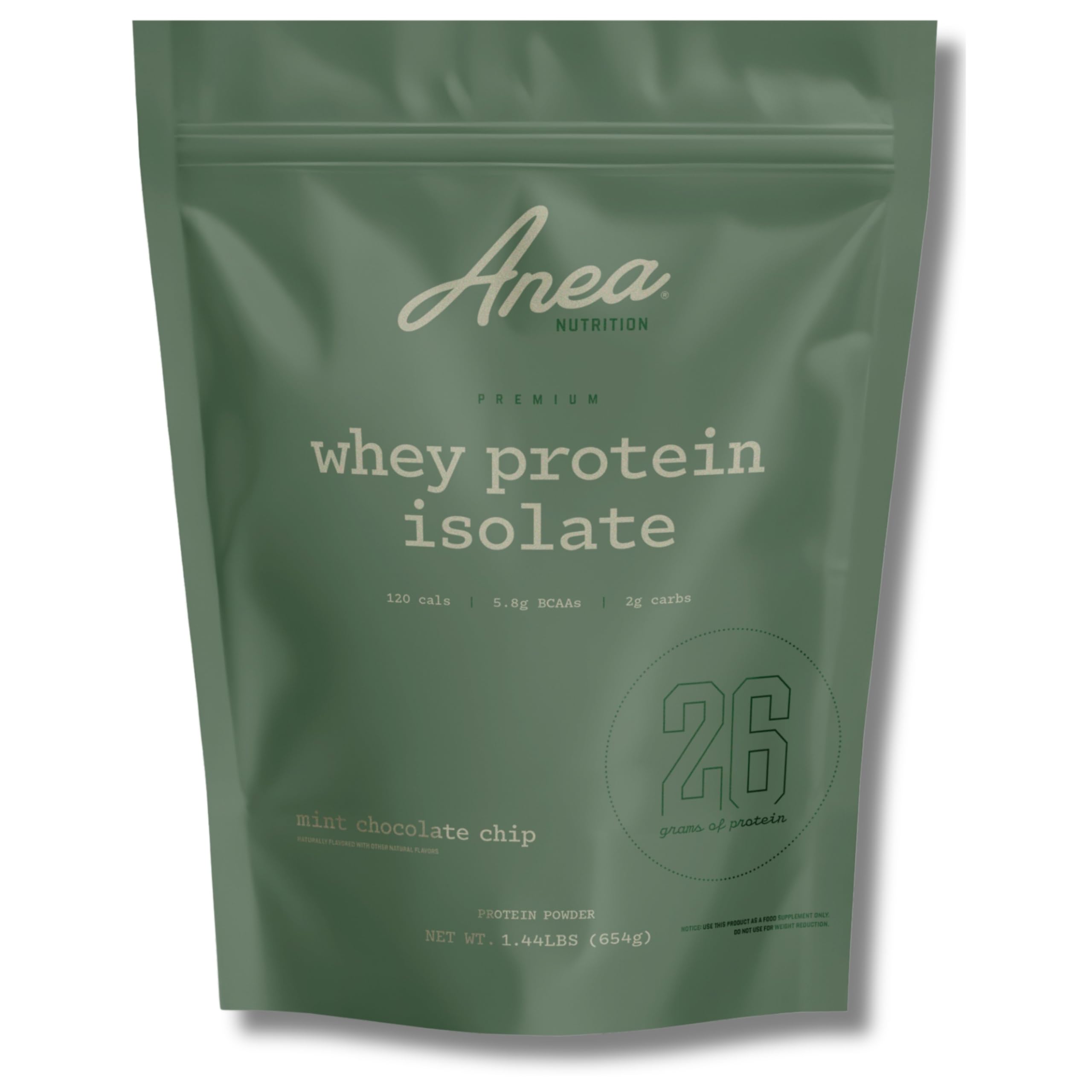 Anea Whey Isolate Envase: proteína de suero aislada para recuperación muscular.