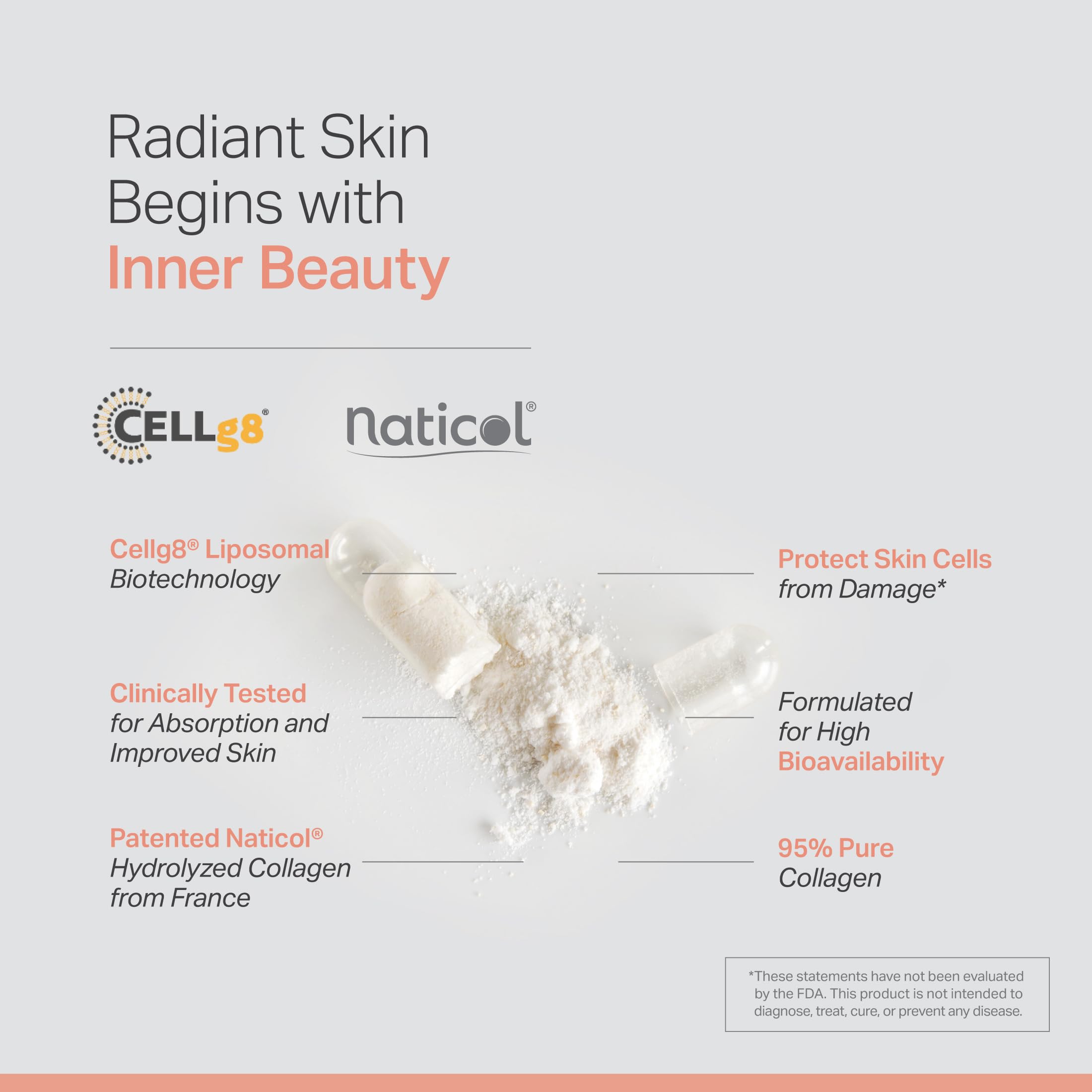 Anew Vita vitamina C liposomal, enfoque en absorción para tono luminoso.