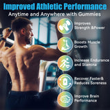 AnFamer Creatina Monohidrato Gominolas, para entrenamiento en gimnasio, confiable apoyo de energía.