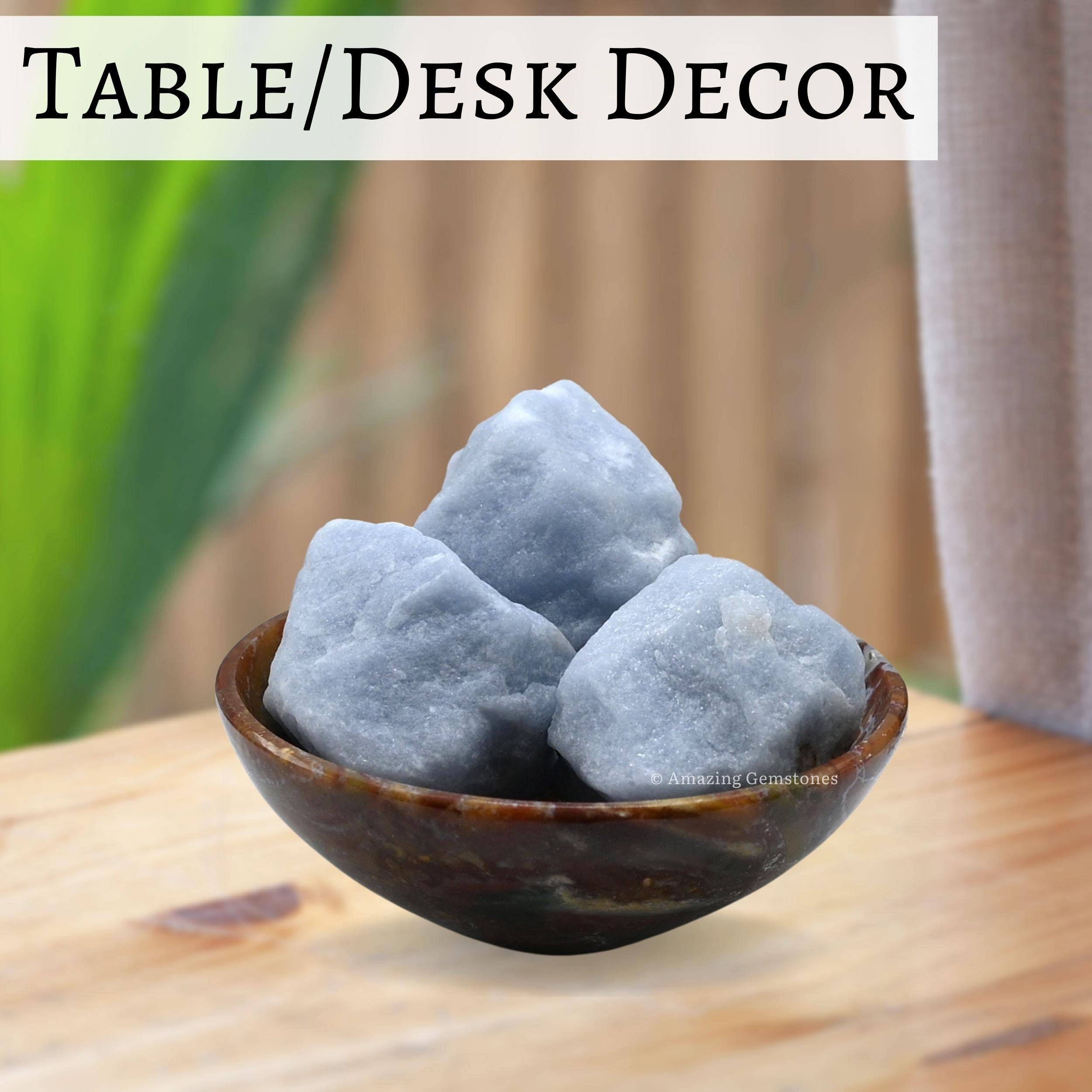 Angelite crudo de Amazing Gemstone, pieza estética y sensorial para coleccionistas.