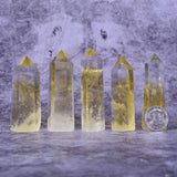 Angelstones varita cristal citrina prisma para enfoque y creatividad diaria.
