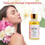 ANGELYCIA MERICH: ingredientes naturales jojoba y almendra para piel delicada.