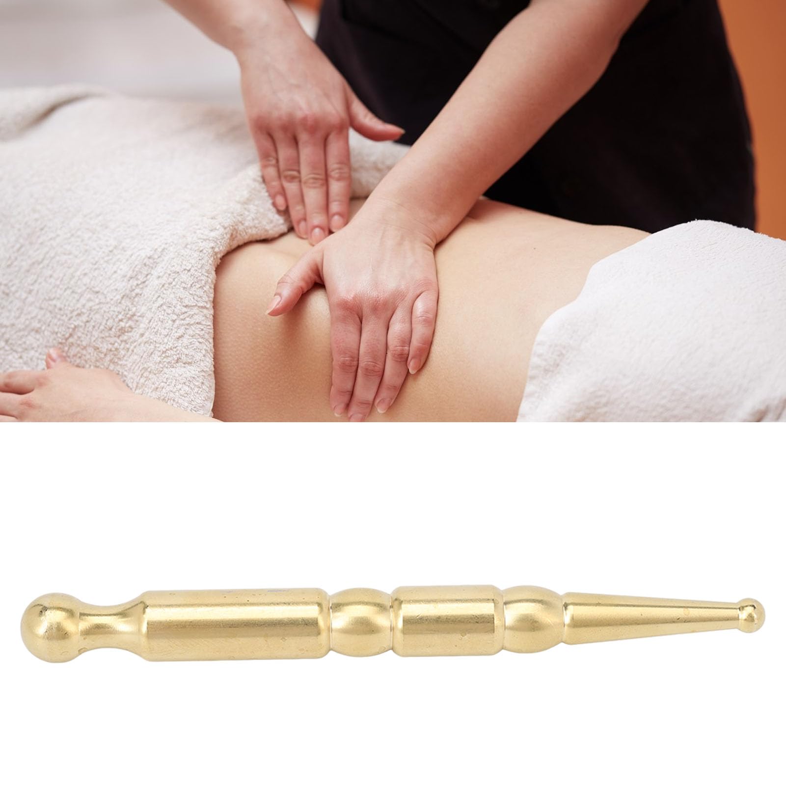 ANGGREK doble punta para acupresión en orejas, cuerpo y rostro