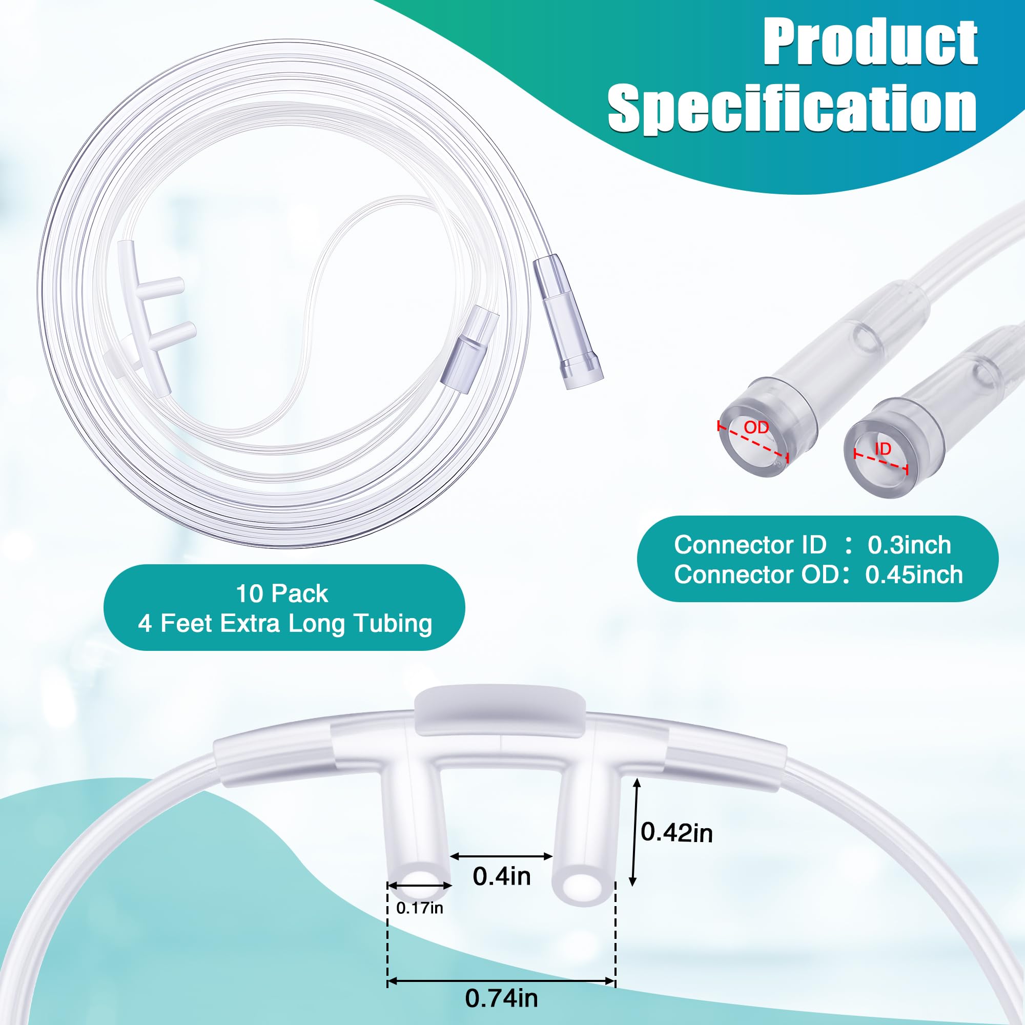 Anglechic tubo de oxigeno ligero, ideal para movilidad diaria