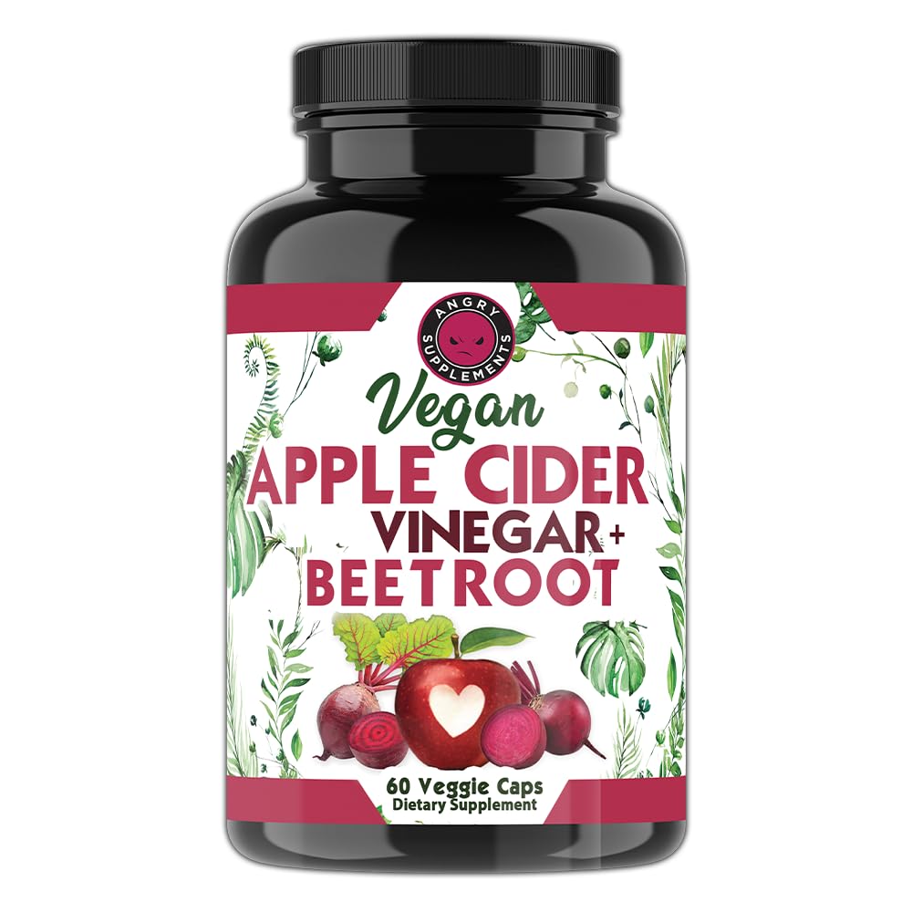 Angry Supplements: bote de cápsulas veganas para consumo diario cómodo.