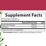 Angry Supplements: cápsulas veganas con vinagre de manzana y remolacha.