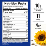 Angtai JN Lecitina de girasol orgánica, ideal para avena y batidos cremosos